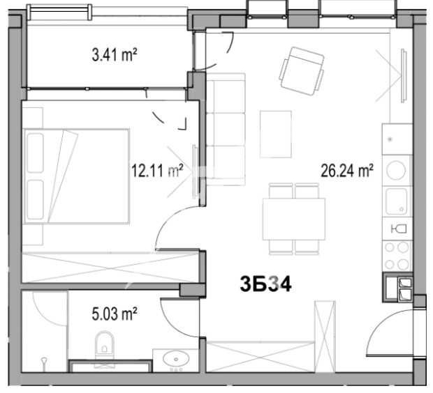Двустаен апартамент в Пловдив, Христо Смирненски - 65 кв.м за 1991 €/кв.м - Снимка #1