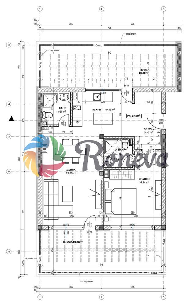Двустаен апартамент в к.к. Св.Св. Константин и Елена - 127 кв.м за 538 €/кв.м - Снимка #1