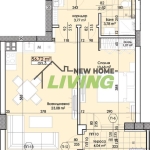 Двустаен апартамент в Пловдив, Тракия - 67 кв.м за 1391 €/кв.м - Снимка #1