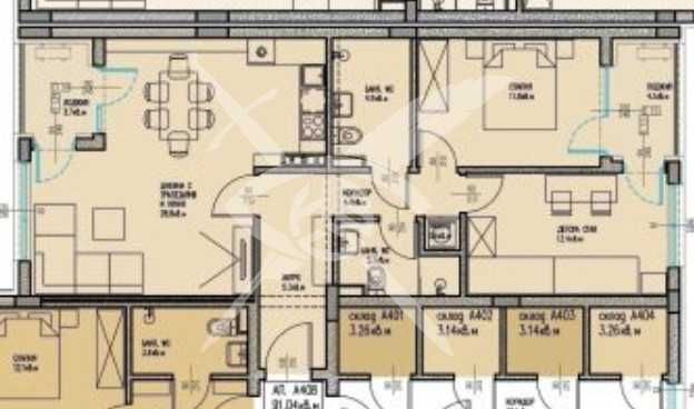 Тристаен апартамент в Бургас, Славейков - 104 кв.м за 1000 €/кв.м - Снимка #1