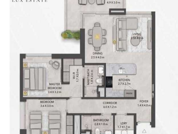 Тристаен апартамент в София, Дружба 2 - 110 кв.м за 1528 €/кв.м - Снимка #1