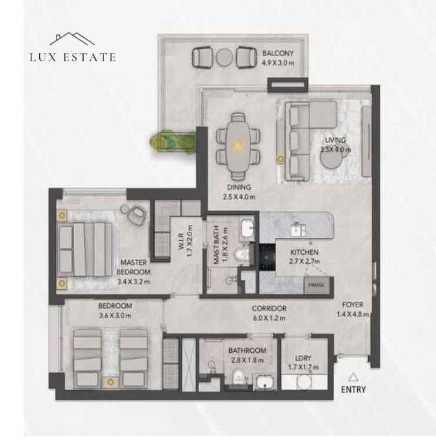 Тристаен апартамент в София, Дружба 2 - 110 кв.м за 1528 €/кв.м - Снимка #1