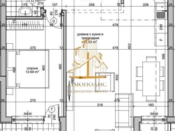 Двустаен апартамент в Варна, Виница - 76 кв.м за 1692 €/кв.м - Снимка #1
