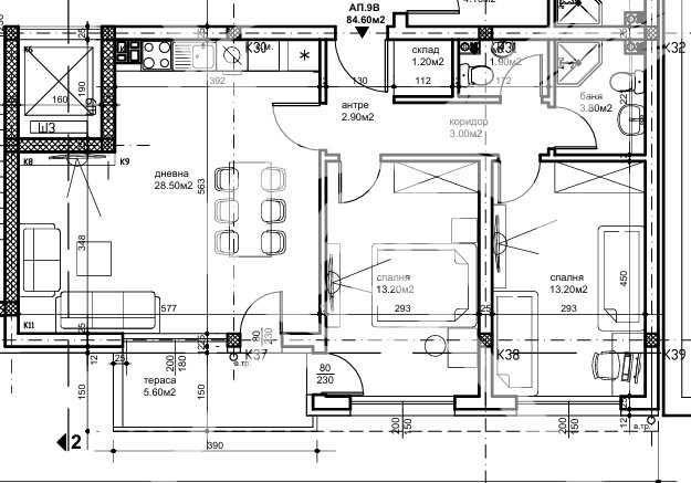 Двустаен апартамент в Пловдив, Беломорски - 98 кв.м за 1089 €/кв.м - Снимка #1
