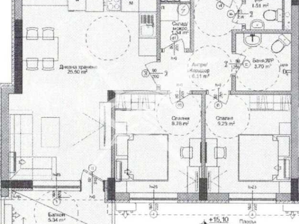 Тристаен апартамент в Айтос - 83 кв.м за 800 €/кв.м - Снимка #1