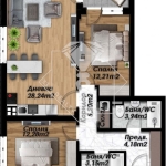 Тристаен апартамент в Пловдив, Беломорски - 112 кв.м за 1051 €/кв.м - Снимка #1