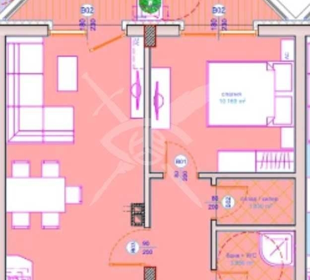 Двустаен апартамент в Бургас, Сарафово - 69 кв.м за 1331 €/кв.м - Снимка #1