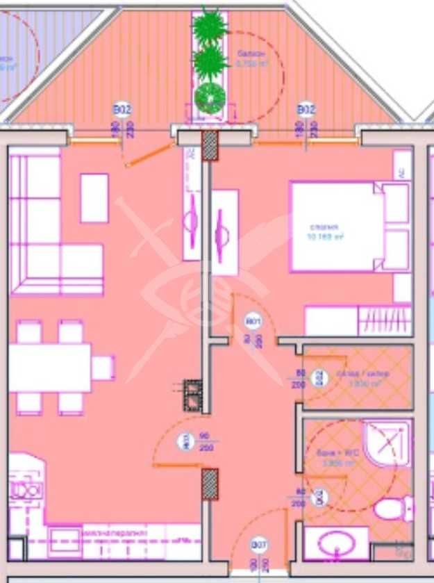 Двустаен апартамент в Бургас, Сарафово - 69 кв.м за 1331 €/кв.м - Снимка #1