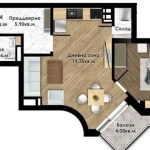 Двустаен апартамент в Пловдив, Център - 63 кв.м за 2731 €/кв.м - Снимка #1