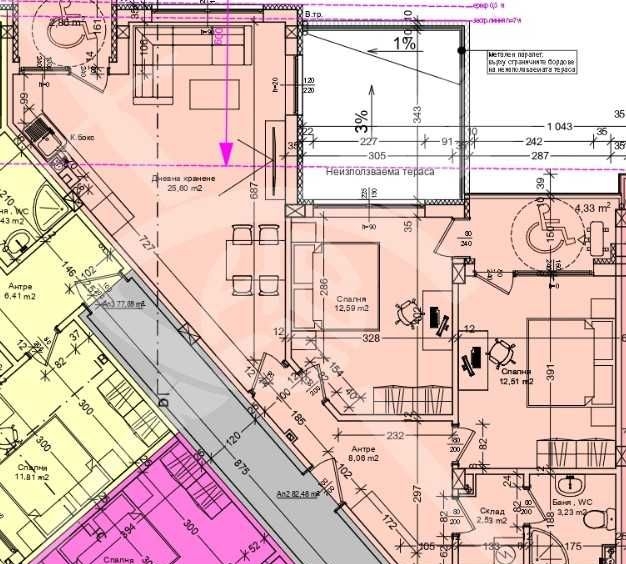 Тристаен апартамент в Бургас, Зорница - 114 кв.м за 989 €/кв.м - Снимка #1