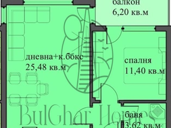 Двустаен апартамент в Варна, м-т Пчелина - 66 кв.м за 1364 €/кв.м - Снимка #1