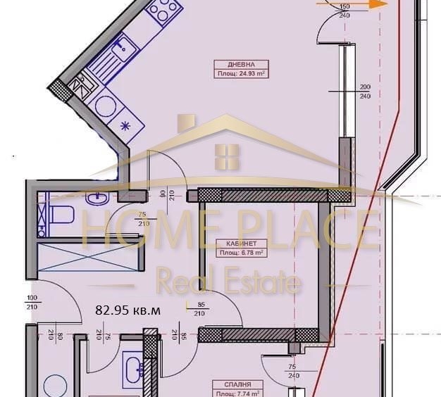 Тристаен апартамент в Варна, Възраждане 1 - 98 кв.м за 911 €/кв.м - Снимка #1