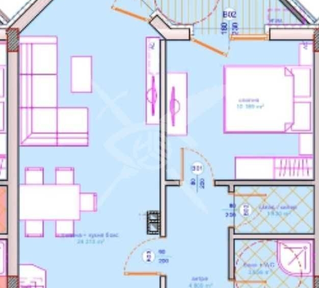 Двустаен апартамент в Бургас, Сарафово - 69 кв.м за 663 €/кв.м - Снимка #1