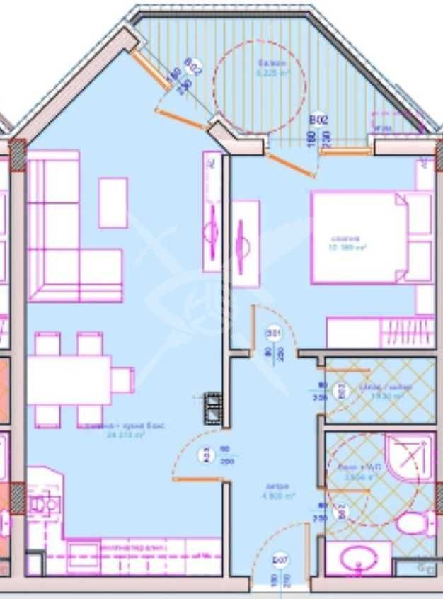 Двустаен апартамент в Бургас, Сарафово - 69 кв.м за 663 €/кв.м - Снимка #1