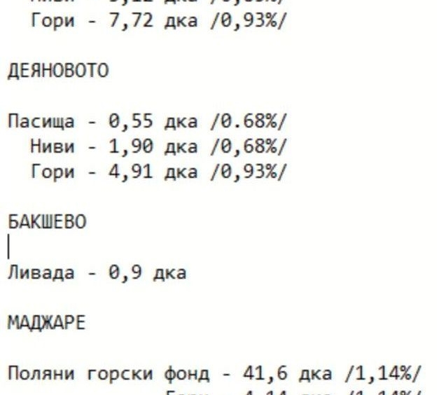 Земеделски имот в Самоков -  кв.м за 537 €/дка - Снимка #1