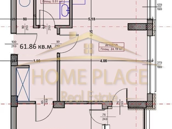 Двустаен апартамент в Варна, Възраждане 1 - 73 кв.м за 1918 €/кв.м - Снимка #1