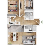 Тристаен апартамент в Пловдив, Тракия - 146 кв.м за 1199 €/кв.м - Снимка #1