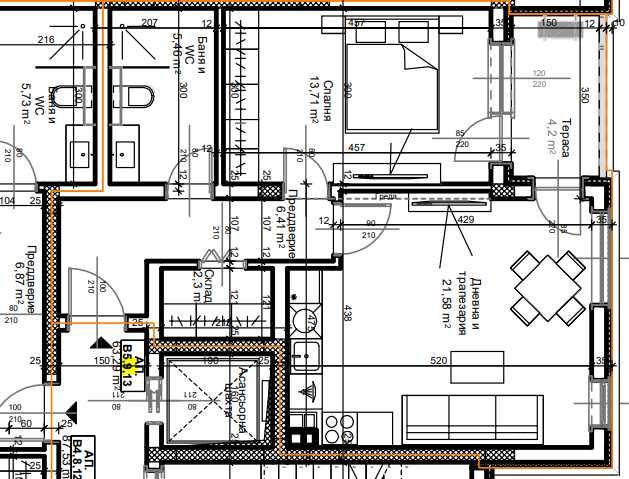 Двустаен апартамент в Пловдив, Остромила - 77 кв.м за 629 €/кв.м - Снимка #1