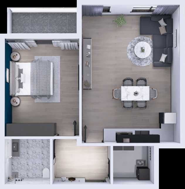 Двустаен апартамент в Пловдив, Остромила - 105 кв.м за 680 €/кв.м - Снимка #1