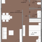 Двустаен апартамент в София, Малинова долина - 83 кв.м за 1206 €/кв.м - Снимка #1