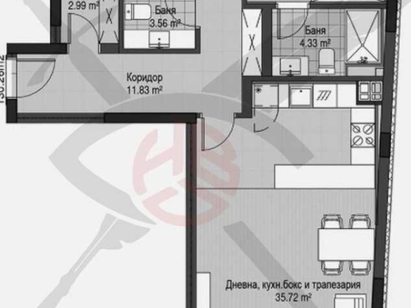 Тристаен апартамент в София, Витоша - 130 кв.м за 2108 €/кв.м - Снимка #1