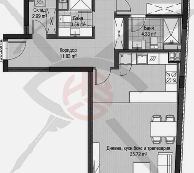 Тристаен апартамент в София, Витоша - 130 кв.м за 2108 €/кв.м - Снимка #1