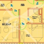 Тристаен апартамент в Бургас, Меден рудник - зона А - 107 кв.м за 476 €/кв.м - Снимка #1