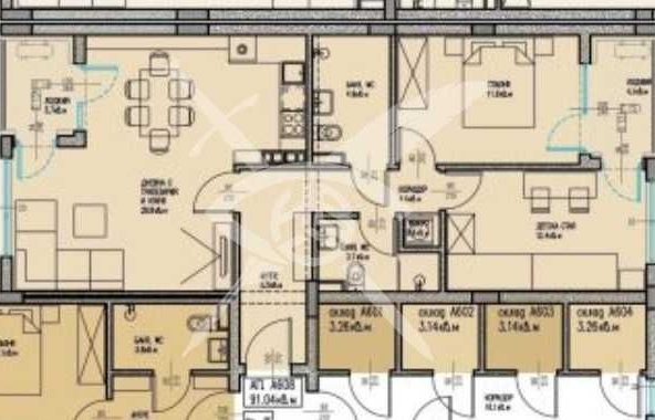 Тристаен апартамент в Бургас, Славейков - 103 кв.м за 1003 €/кв.м - Снимка #1