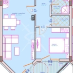 Двустаен апартамент в Бургас, Сарафово - 69 кв.м за 1295 €/кв.м - Снимка #1