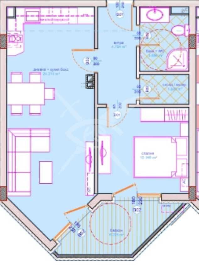 Двустаен апартамент в Бургас, Сарафово - 69 кв.м за 1295 €/кв.м - Снимка #1