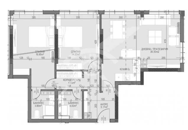 Тристаен апартамент в Пловдив, Кършияка - 106 кв.м за 853 €/кв.м - Снимка #1