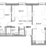 Тристаен апартамент в Пловдив, Христо Смирненски - 101 кв.м за 1715 €/кв.м - Снимка #1