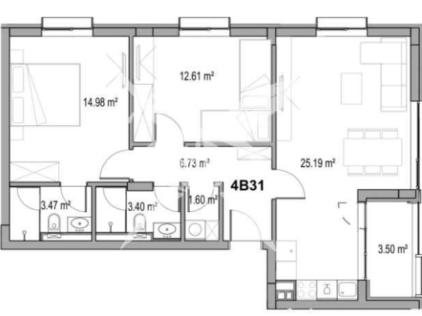 Тристаен апартамент в Пловдив, Христо Смирненски - 101 кв.м за 1715 €/кв.м - Снимка #1