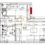 Едностаен апартамент в Варна, Владислав Варненчик - 48 кв.м за 1186 €/кв.м - Снимка #1