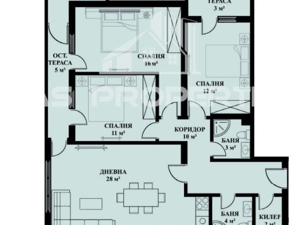 Четиристаен апартамент в София, Люлин 5 - 135 кв.м за 1536 €/кв.м - Снимка #1