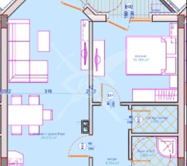 Двустаен апартамент в Бургас, Сарафово - 69 кв.м за 663 €/кв.м - Снимка #1