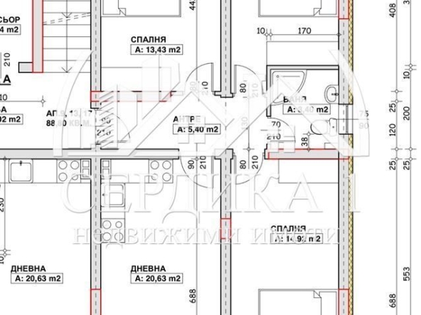 Четиристаен апартамент в Благоевград, Идеален център - 102 кв.м за 1226 €/кв.м - Снимка #1