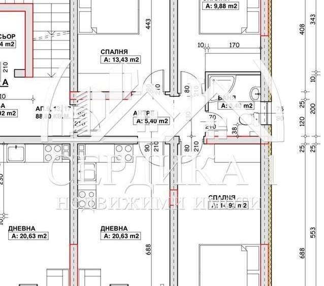 Четиристаен апартамент в Благоевград, Идеален център - 102 кв.м за 1226 €/кв.м - Снимка #1