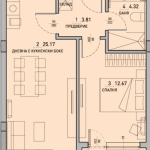 Двустаен апартамент в София, Малинова долина - 71 кв.м за 1620 €/кв.м - Снимка #1