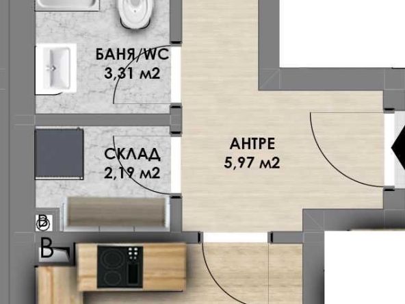 Двустаен апартамент в Пловдив, Христо Смирненски - 78 кв.м за 970 €/кв.м - Снимка #1