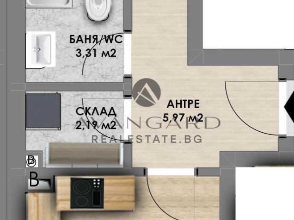 Двустаен апартамент в Пловдив, Христо Смирненски - 75 кв.м за 917 €/кв.м - Снимка #1