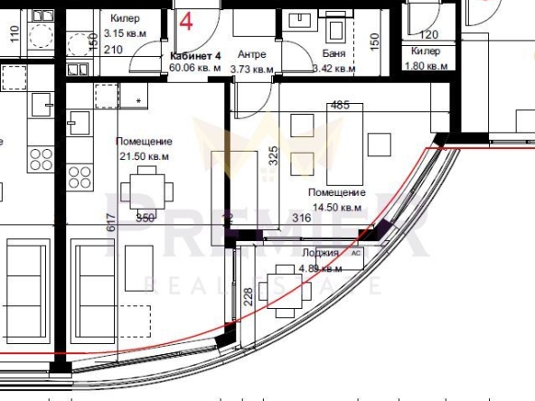 Двустаен апартамент в Варна, Гръцка махала - 69 кв.м за 969 €/кв.м - Снимка #1