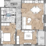 Тристаен апартамент в Пловдив, Кършияка - 105 кв.м за 1087 €/кв.м - Снимка #1