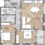 Тристаен апартамент в Пловдив, Кършияка - 103 кв.м за 556 €/кв.м - Снимка #1