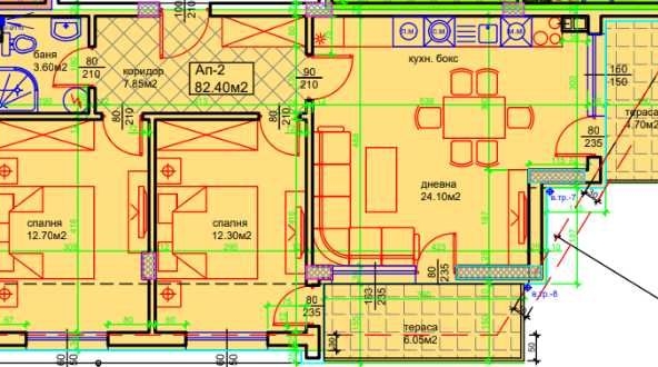 Тристаен апартамент в Асеновград - 96 кв.м за 806 €/кв.м - Снимка #1
