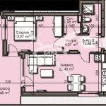 Дава се под наем Двустаен апартамент в Бургас, Изгрев - 74 кв.м за 89856 € - Снимка #1