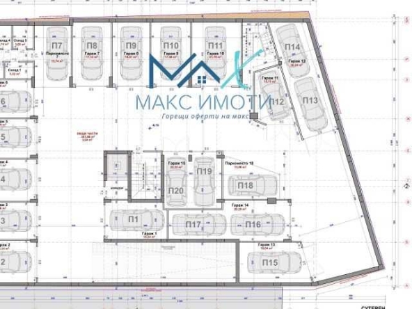 Гараж / Паркомясто в Стара Загора, Била - 34 кв.м за 295 €/кв.м - Снимка #1