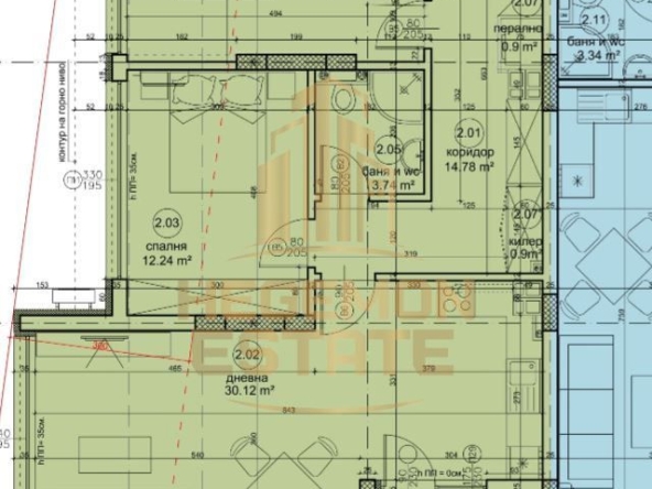 Двустаен апартамент в Варна, Левски - 111 кв.м за 1440 €/кв.м - Снимка #1