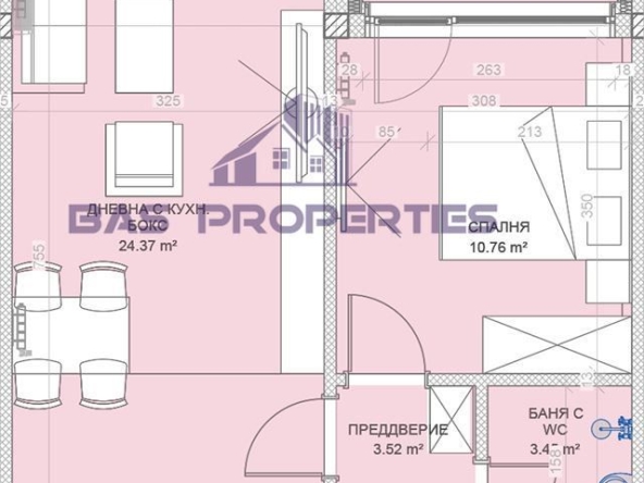 Двустаен апартамент в София, Малинова долина - 65 кв.м за 2179 €/кв.м - Снимка #1