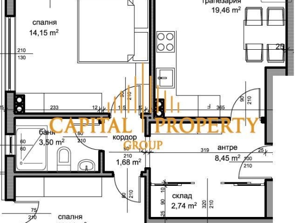 Тристаен апартамент в с. Кранево, Област Добрич - 100 кв.м за 785 €/кв.м - Снимка #1